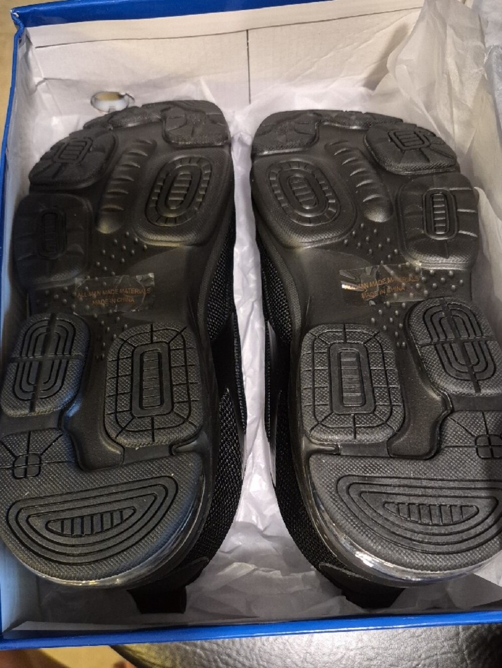 JERKO Men's Black Knit Running Sneakers - Picture 3 of 8